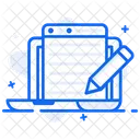 Web Content Article Writing Content Writing Icon