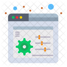 Web Control Icon - Download in Flat Style