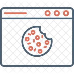 웹 쿠키  아이콘