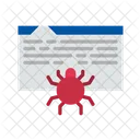 Web Crawler Bug Website Icône
