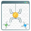 Data Crawler Web Crawler Web Spider Icône