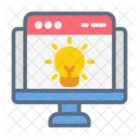 Web Creation Idea Innovative Icon