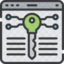 Web Crypto Key  Icon