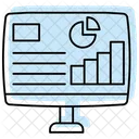 Web Dashboard Farbe Schatten Dunne Linie Symbol Symbol