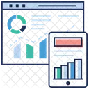 Web data analytics  Icon