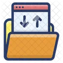 Web Data Folder  Icon