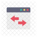 Web Data Transfer Data Transfer Data Exchange Icon