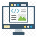 Website Web Layout Design Icon