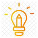 Web Design Bulb Idea Icon