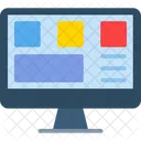 Website Web Layout Design Icon