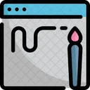 Brush Paint Interface Icon