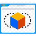 Cube Web Interface Design Icon
