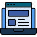 Web Design Image Monitor Icon