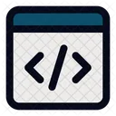 Web Design Coding Development Icon
