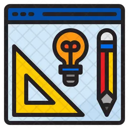 Web Design Idea  Icon