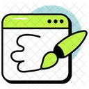 Web Designing  Icon
