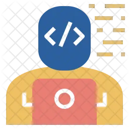 Web developer Icon - Download in Flat Style