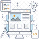 Web Programming Software Development Webconfiguration Icon