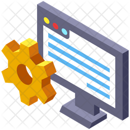 Web Development Isometric Icon