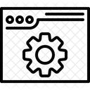 Web Browser Setting Icon