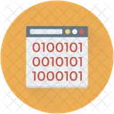 Binary Data Website Icon