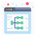 Web Diagram  Icon