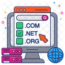 Web Domains Domains Name Domains Registration 아이콘