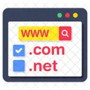 Web Domains Domains Name Domains Registration Icon