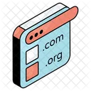 Web Domains Website Domains Web Address Icon