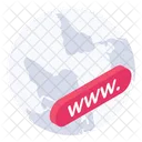 Domanensuche Www World Wide Web Symbol