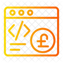 Web-Einkommen  Symbol