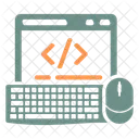 Webentwicklung Code Programm Symbol