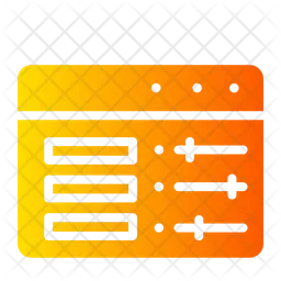 Web-Equalizer  Symbol