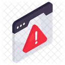 Web Error Web Alert Web Warning Icon