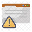 Web Error Web Alert Web Warning Icon