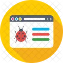 Web Error Ladybird Icon