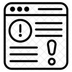 Web Error  Icon