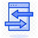 Web Exchange Web Transfer Web Transaction Icon