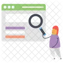 Web Eye Web Visualization Web Visibility Icon