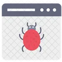 Web Bug Web Virus Bug Website Symbol