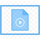 Web File Web Document Video File Icon