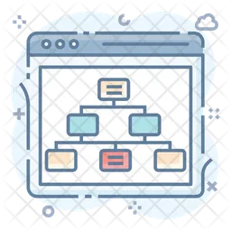 Web-Flussdiagramm  Symbol