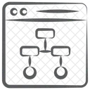 Algorithmus Sitemap Online Flussdiagramm Symbol