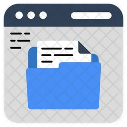 Web Folder  Icon