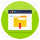 Web Folder Download  Icône