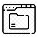 Folder Files Storage Icon