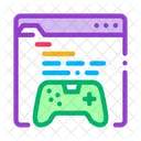 Internet Game Video Icon