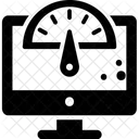 Webgeschwindigkeit Tachometer Web Dashboard Icon