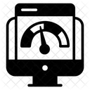 Web Dashboard Seitengeschwindigkeitstest Webgeschwindigkeit Symbol