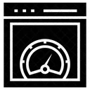 Uberprufung Der Webgeschwindigkeit Geschwindigkeitstest Webgeschwindigkeit Symbol